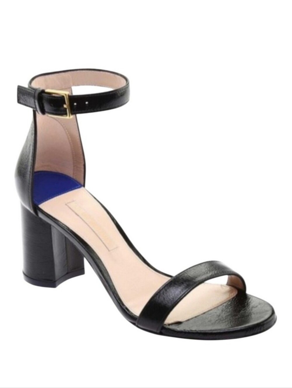 STUART WEITZMAN 75LessNudist Block Heel City 7.5 - Picture 1 of 8